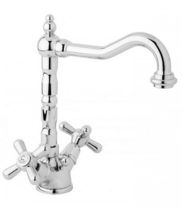 Bianchi Old Fashion Gruppo Lavabo Monoforo con bocca girevole (per bagno)